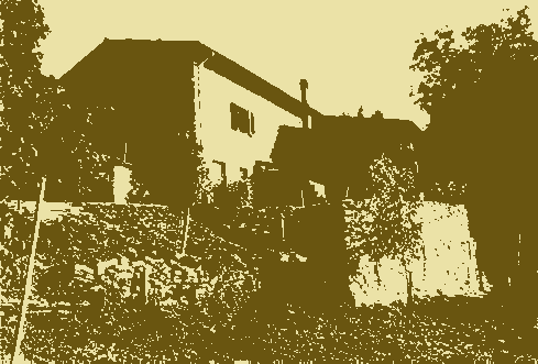 Poggiolo: Das Haus von aussen